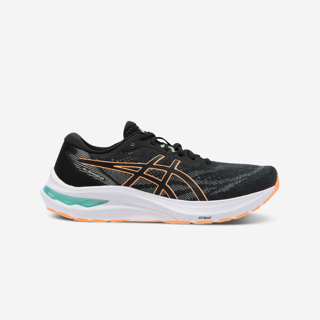 WOMEN'S ASICS GEL-ROADMILES RUNNIGN SHOES - BLACK ORANGE